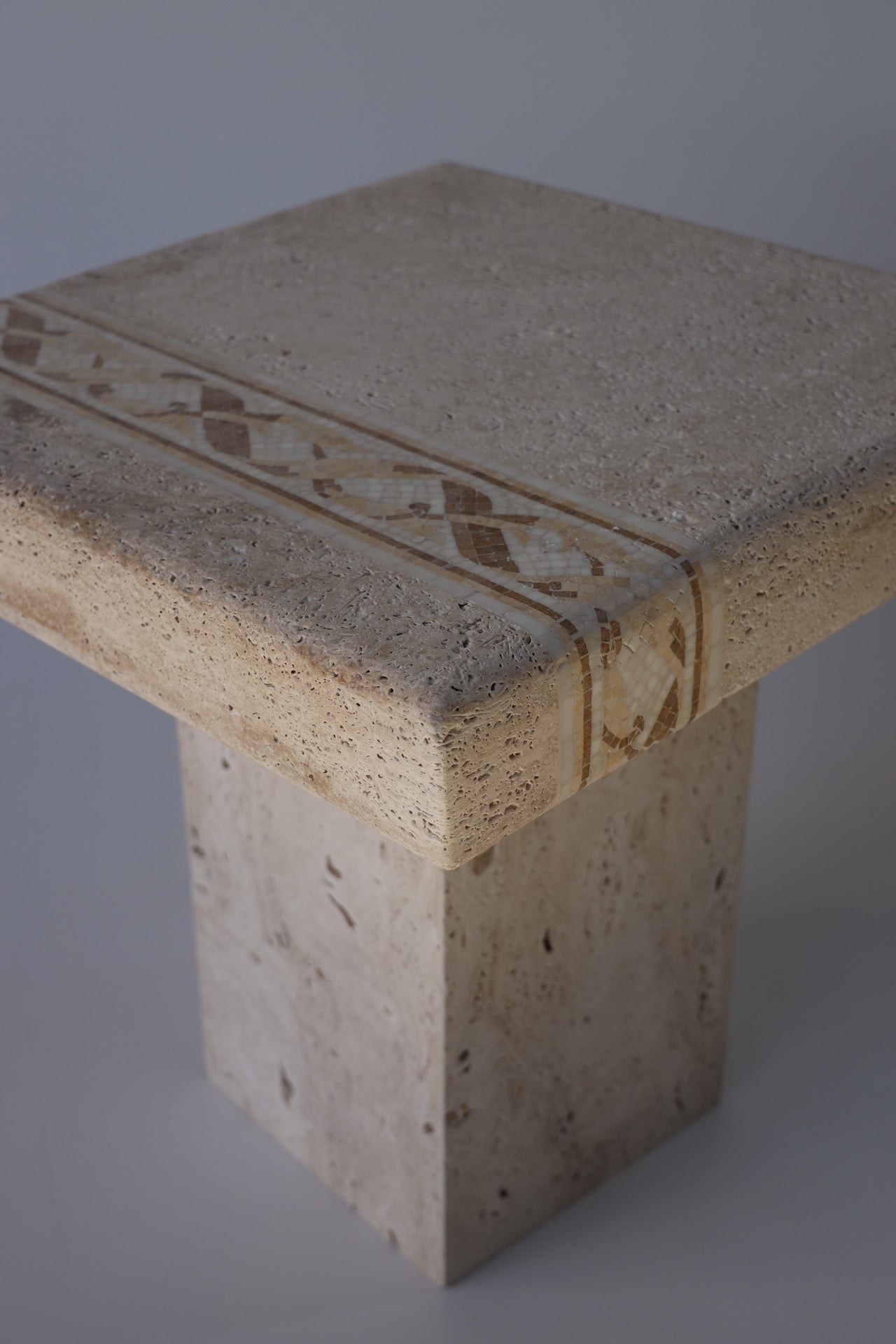 Golden Aura Travertine Coffee Table