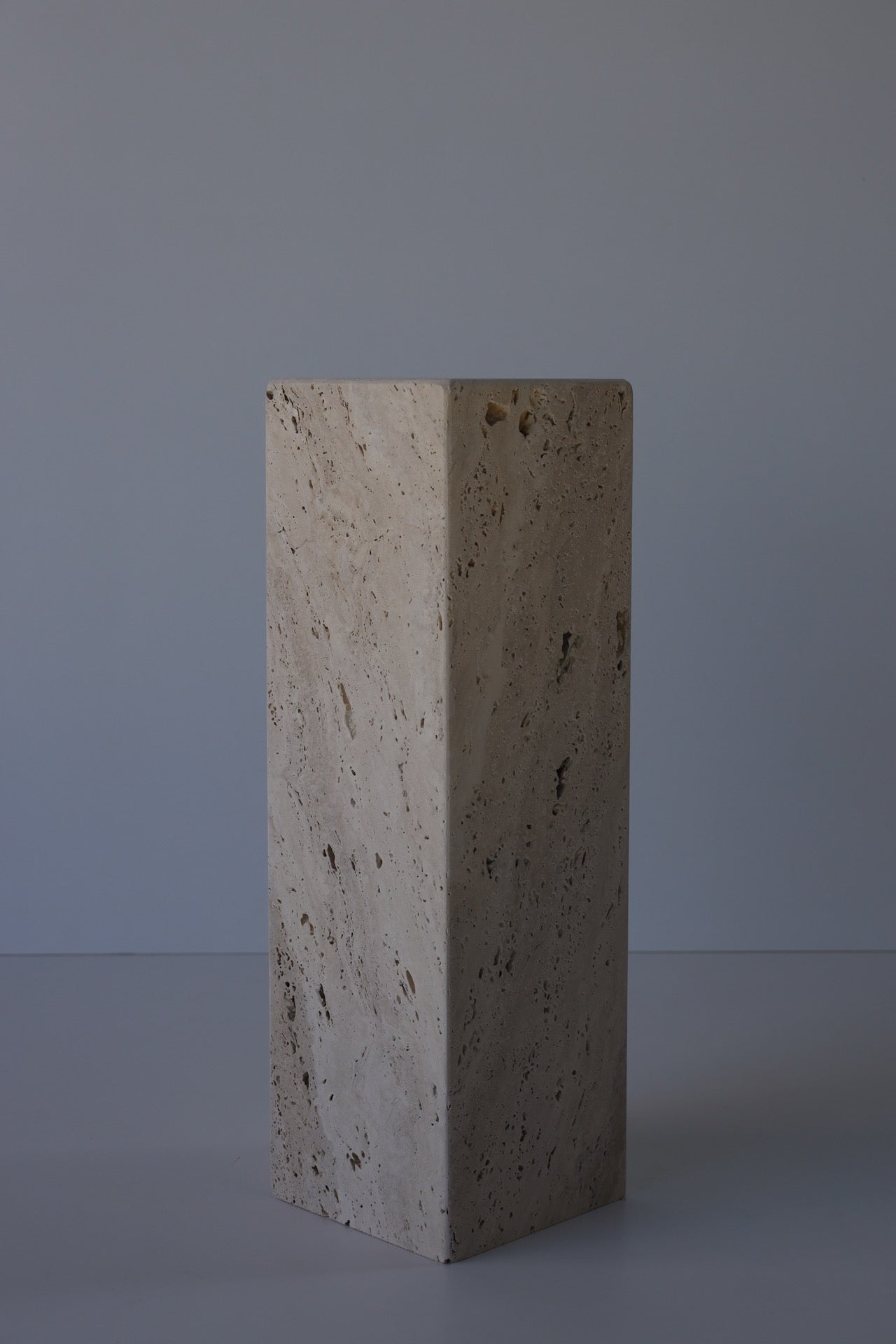 Ascolane Travertine Pedestal