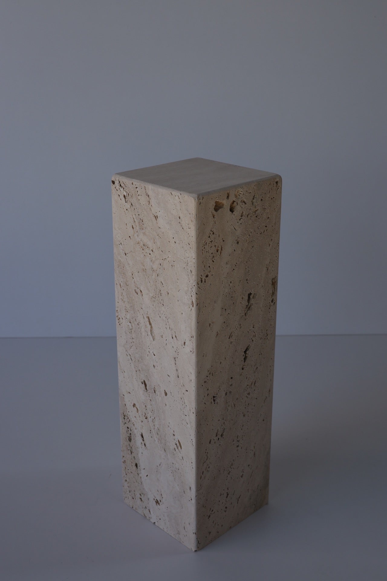 Ascolane Travertine Pedestal