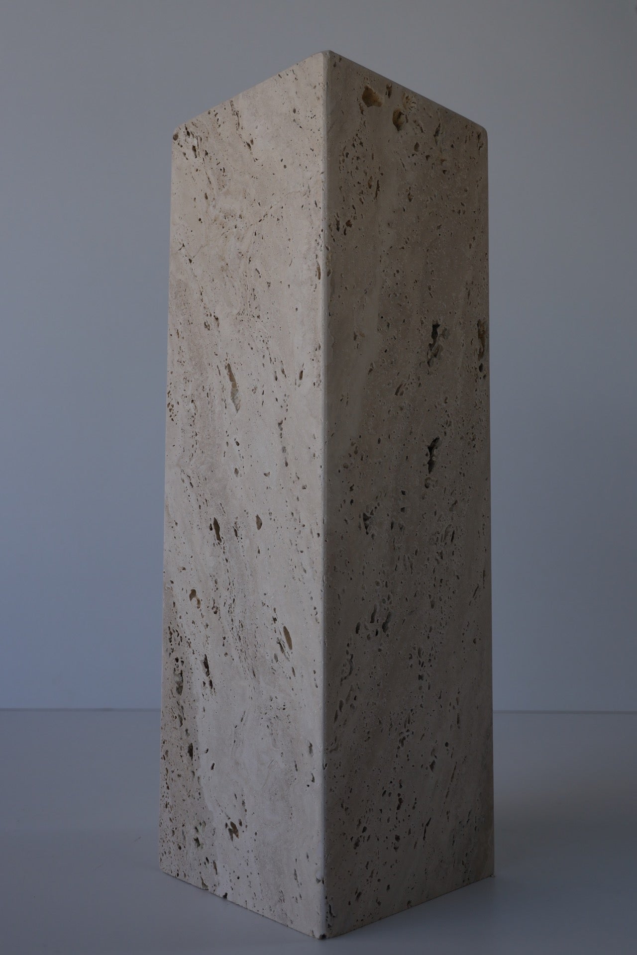 Ascolane Travertine Pedestal