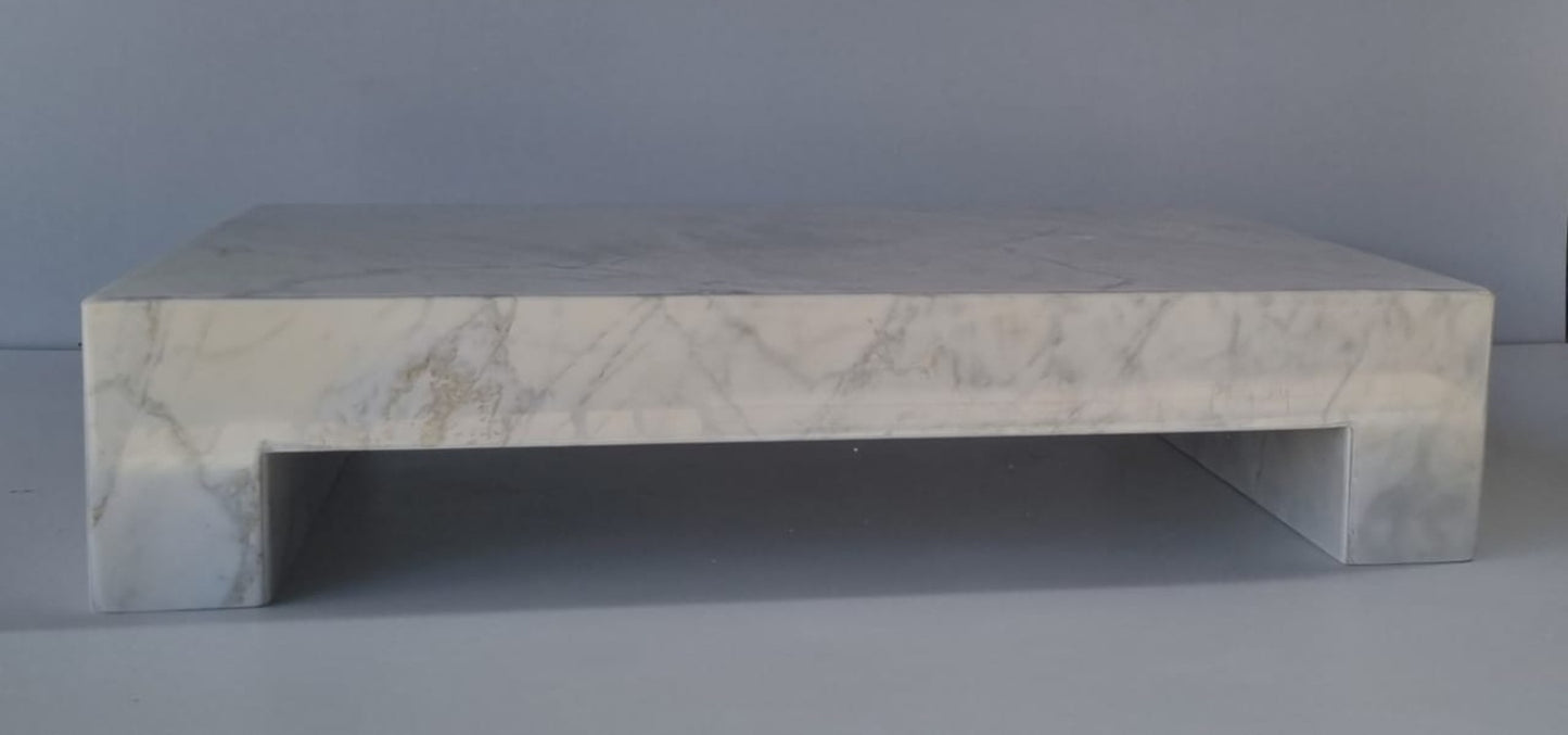 Paramount Carrara Marble Coffee Table