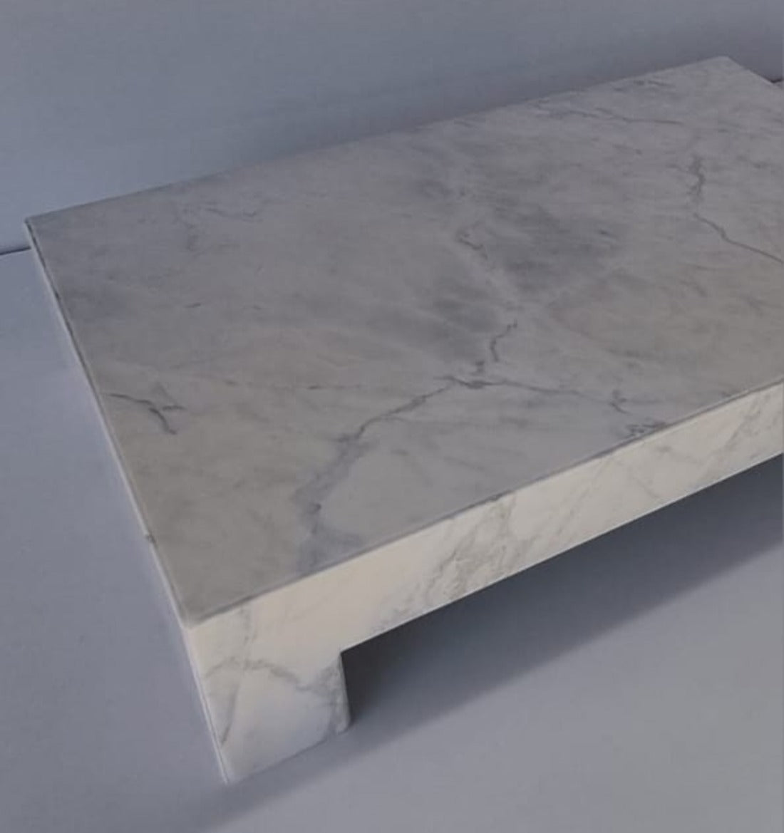 Paramount Carrara Marble Coffee Table