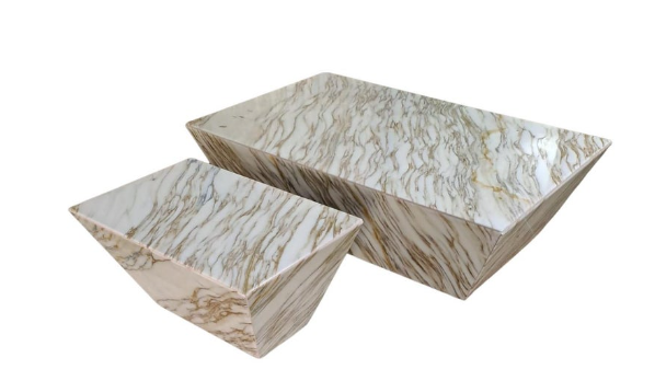 Grande Carrara Caramel Coffee Table