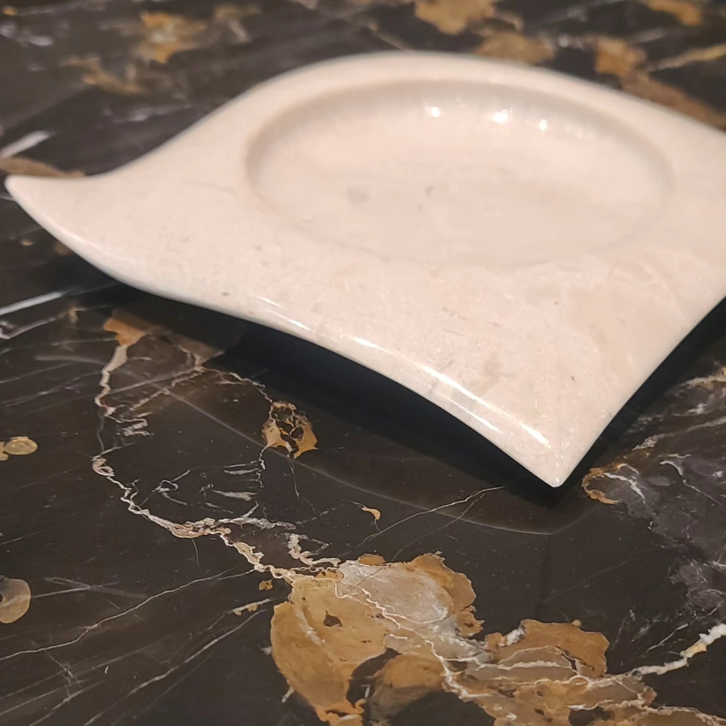 Carrara Marble Decorative Plate