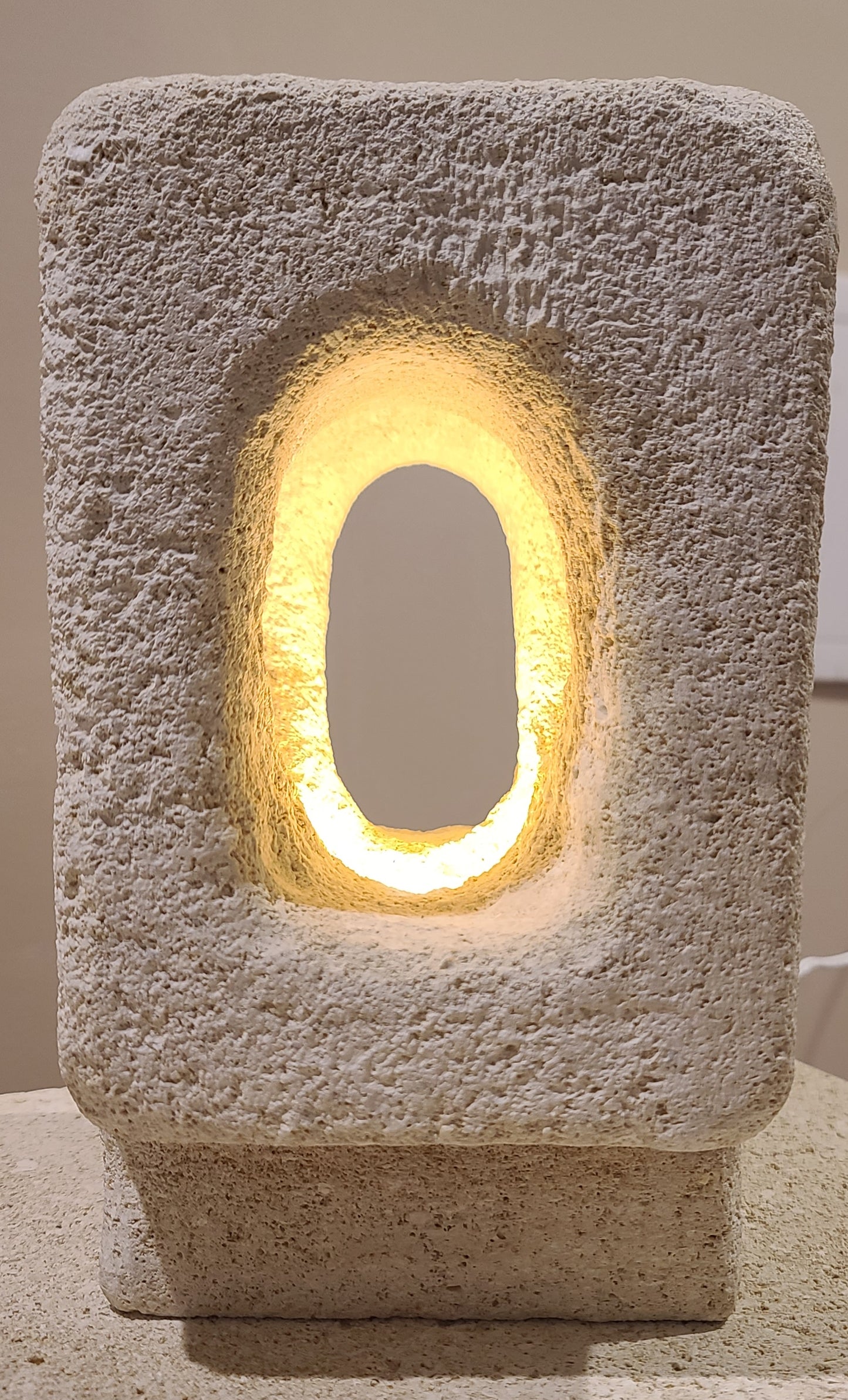 Square Sandstone Lamp