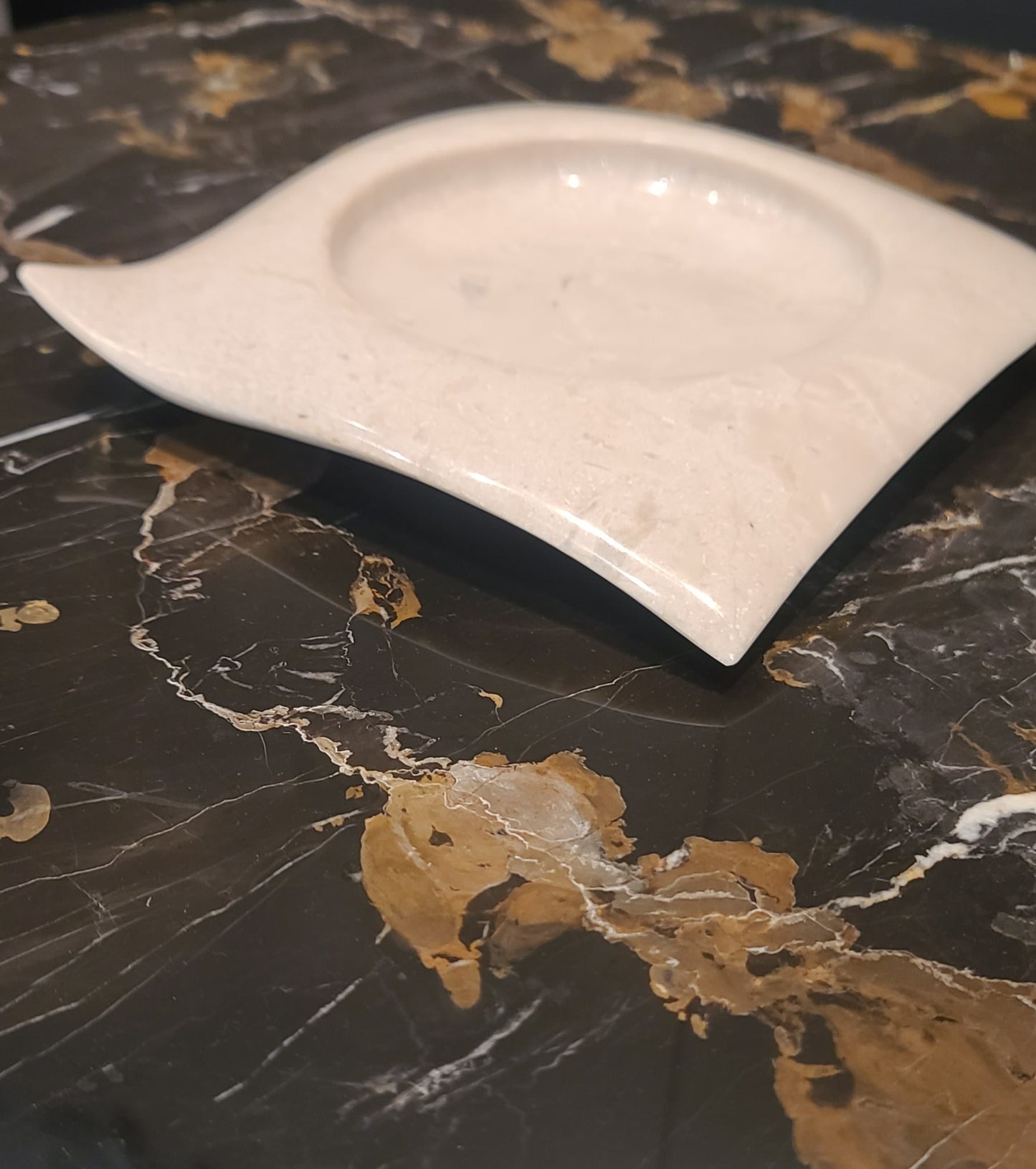 Carrara Marble Decorative Plate