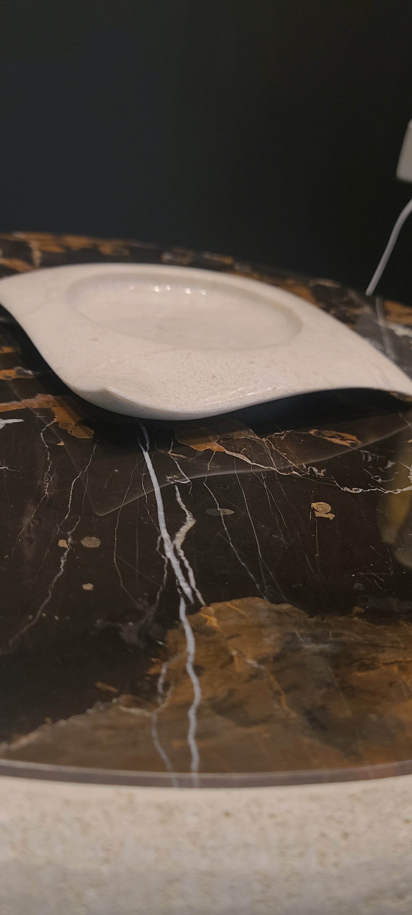 Carrara Marble Decorative Plate